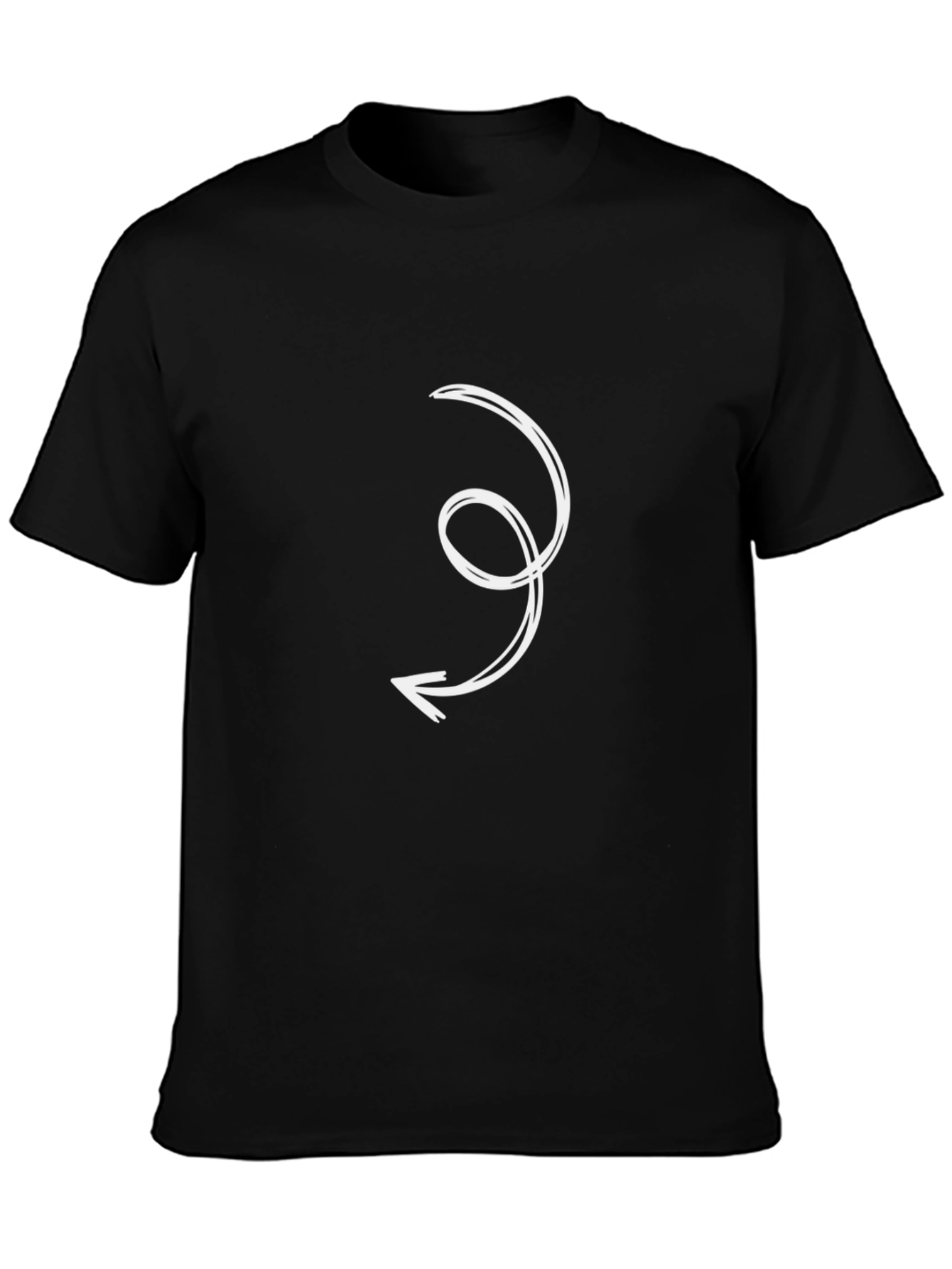 Swirl Arrow Graphic Tee - Casual Comfort