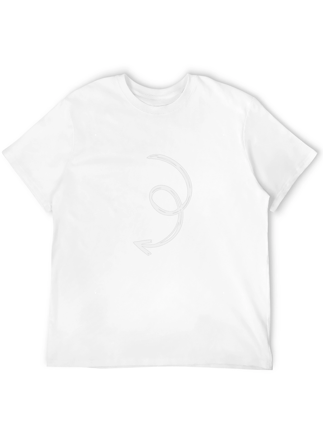 Swirl Arrow Graphic Tee - Casual Comfort