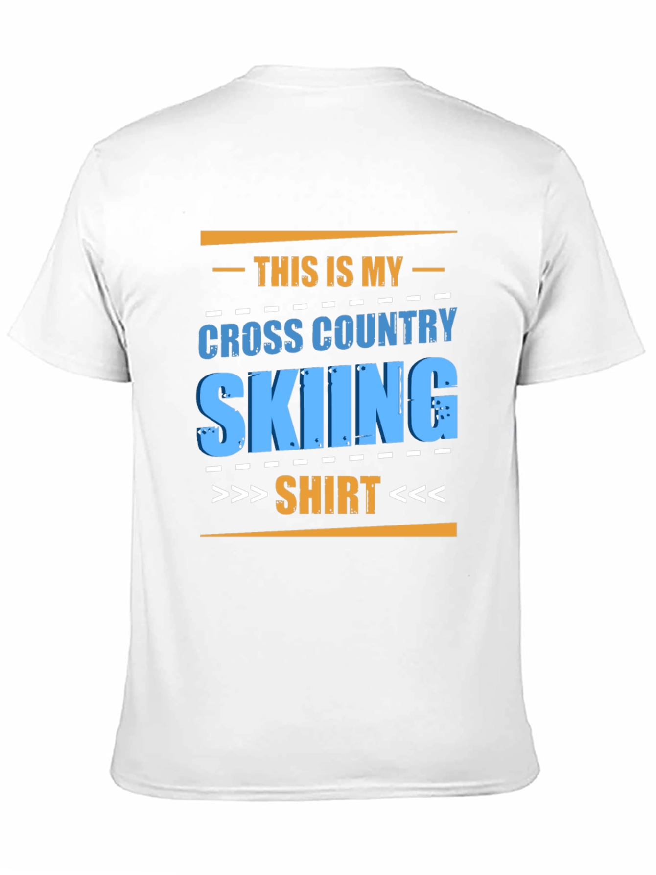 Cross Country Skiing Shirt - Fun Graphic Tee