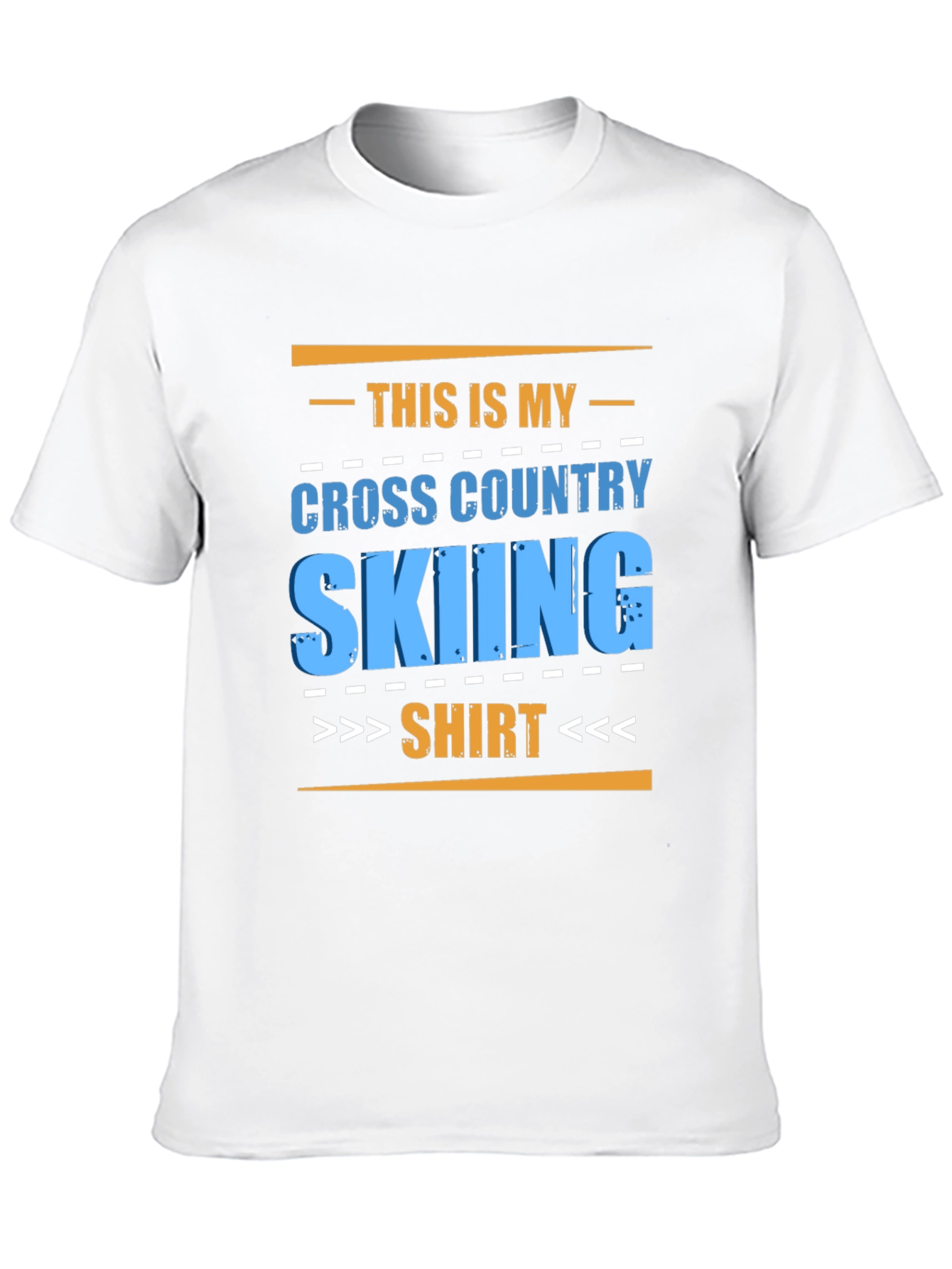 Cross Country Skiing Shirt - Fun Graphic Tee