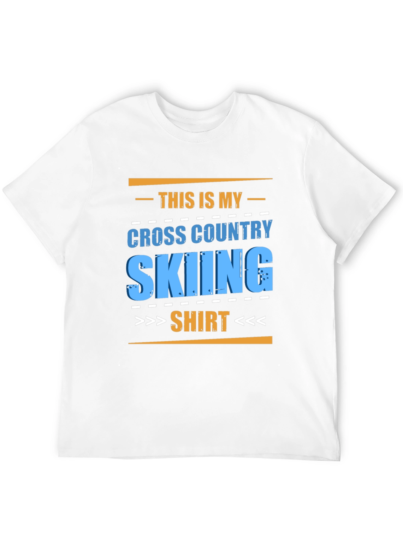 Cross Country Skiing Shirt - Fun Graphic Tee