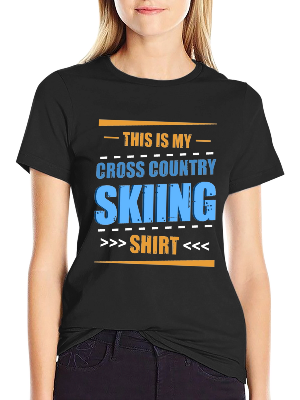 Cross Country Skiing Shirt - Fun Graphic Tee