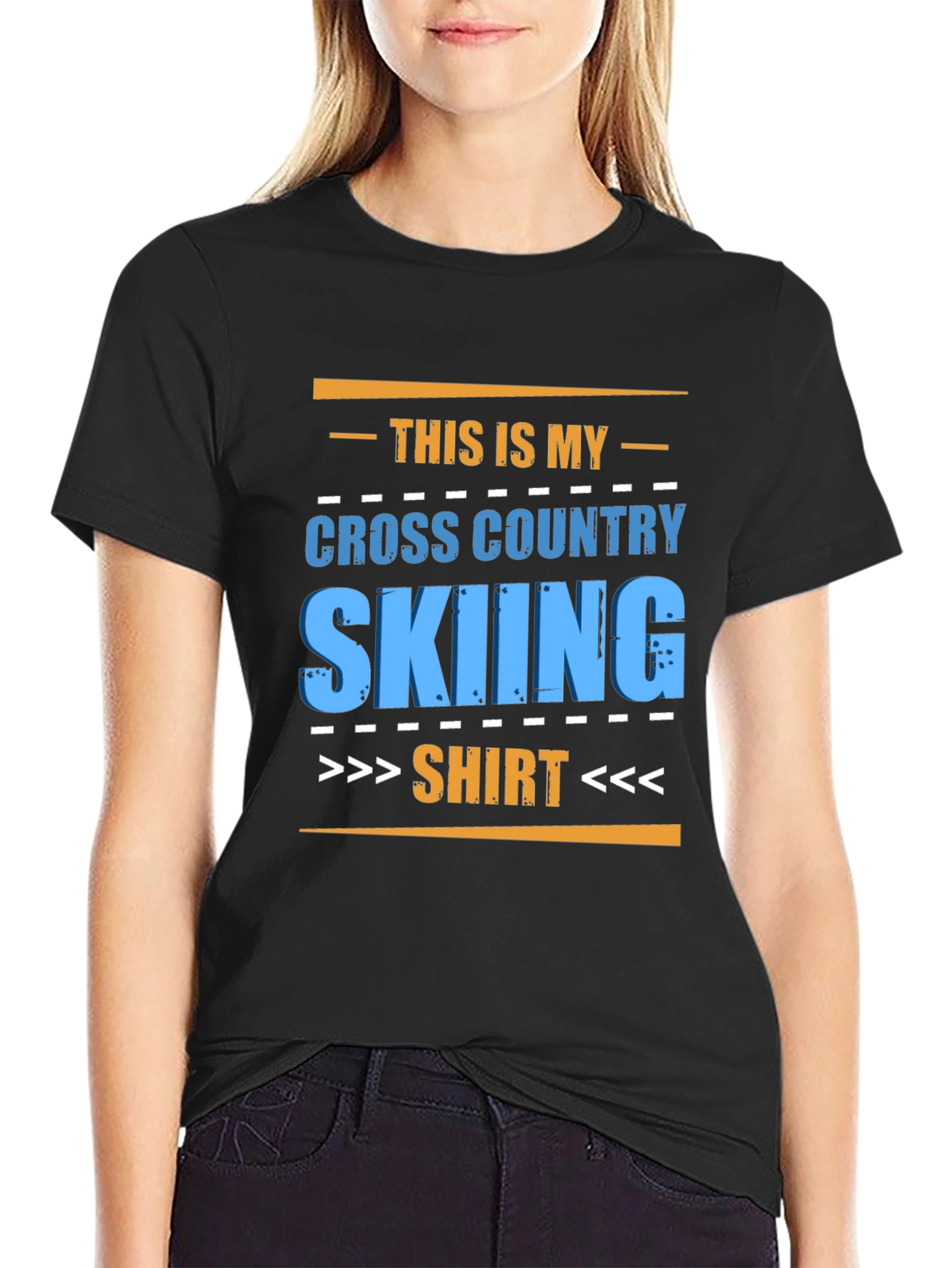 Cross Country Skiing Shirt - Fun Graphic Tee