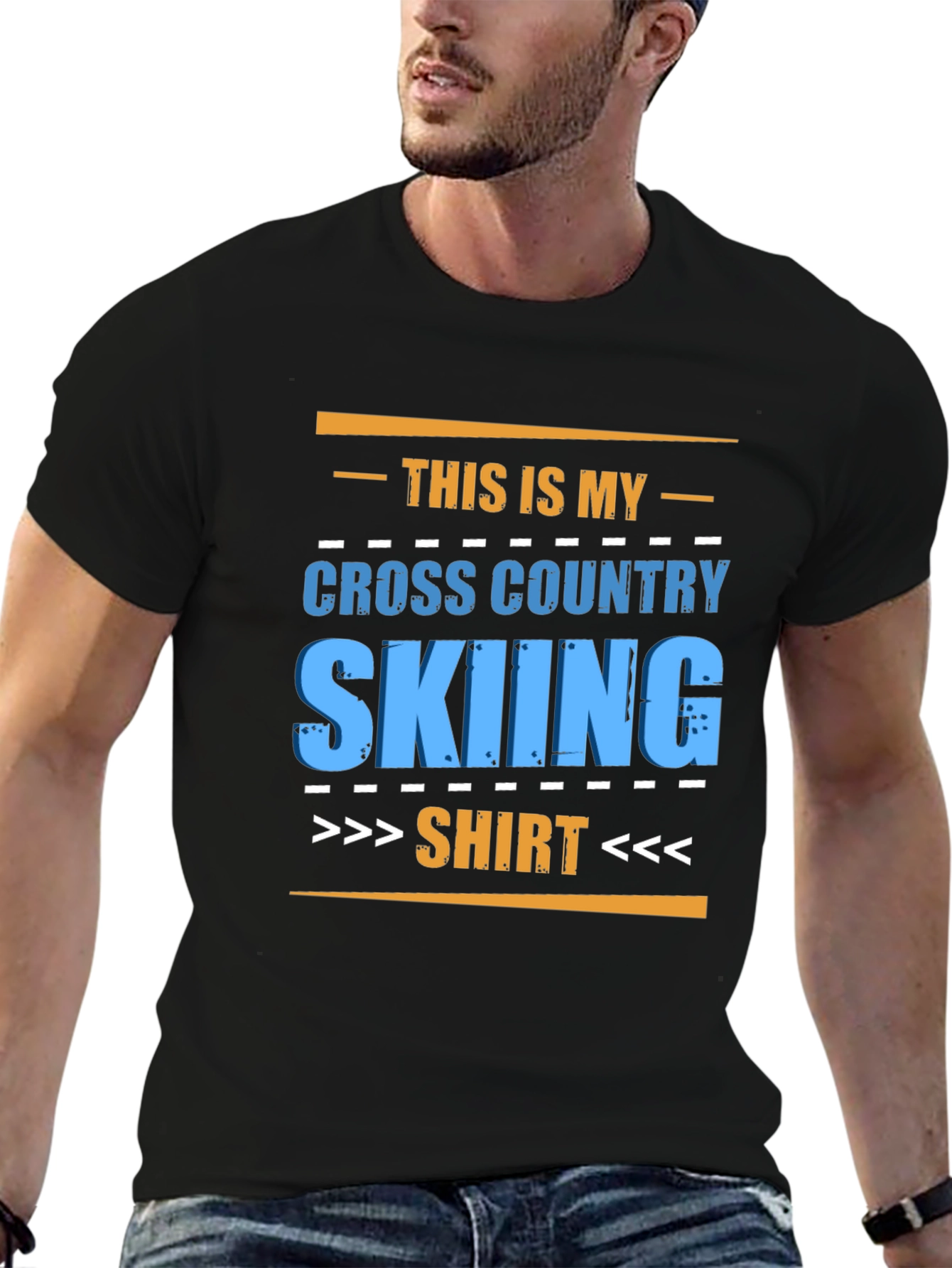 Cross Country Skiing Shirt - Fun Graphic Tee