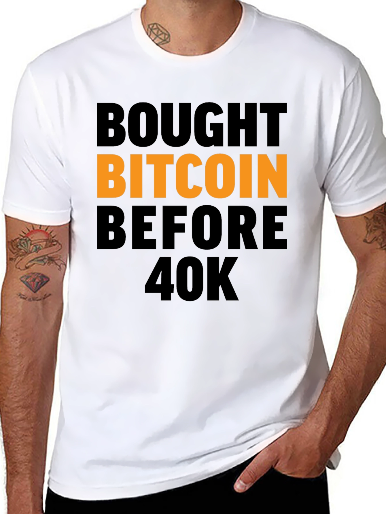 Bitcoin Investor Tee - Bought Before 40K
