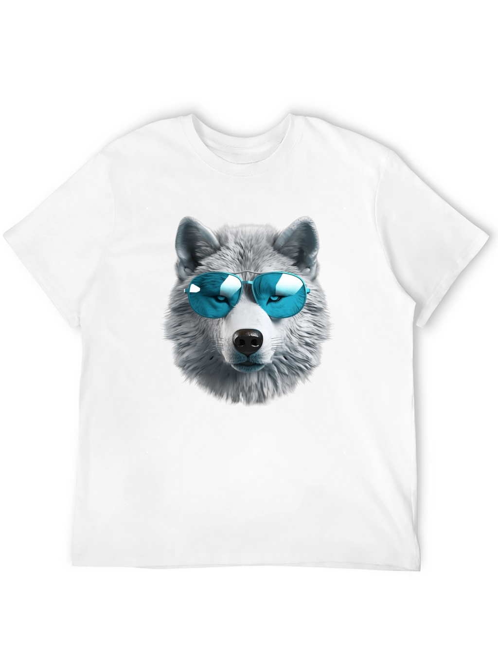 Cool Wolf Graphic T-Shirt - Black