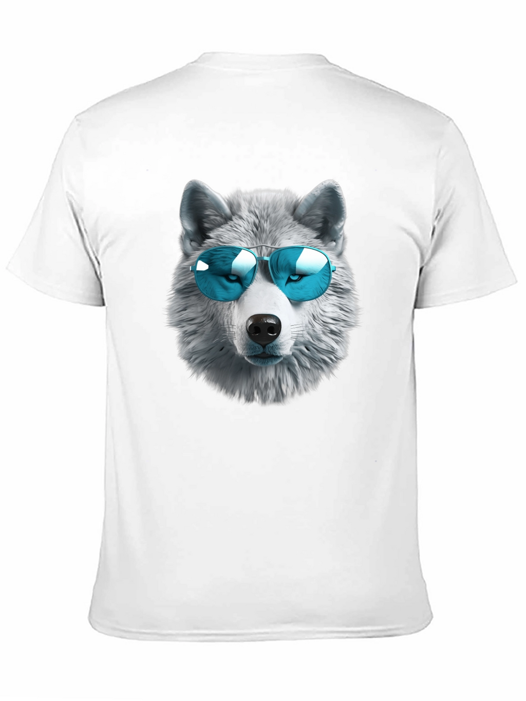 Cool Wolf Graphic T-Shirt - Black