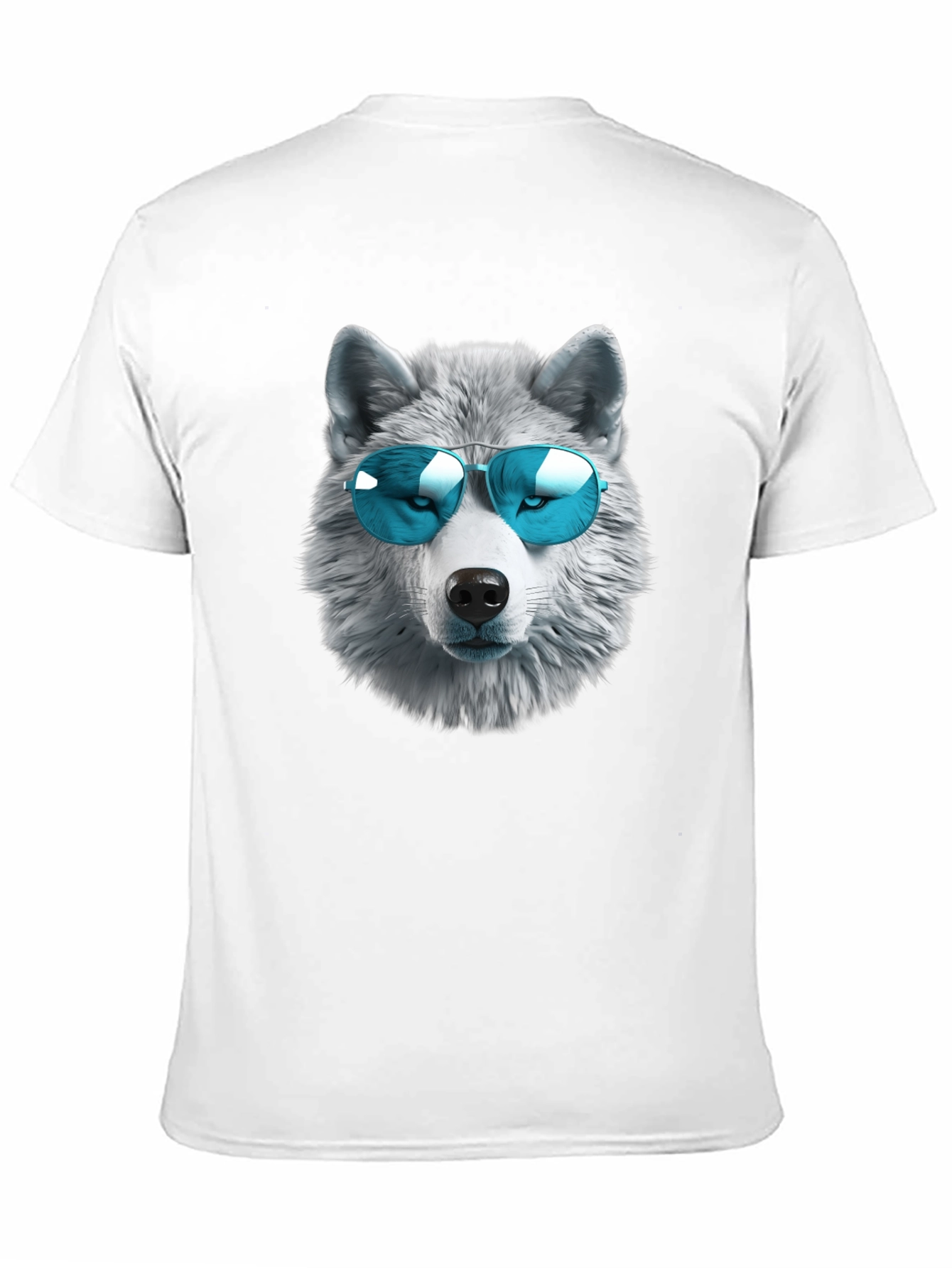 Cool Wolf Graphic T-Shirt - Black