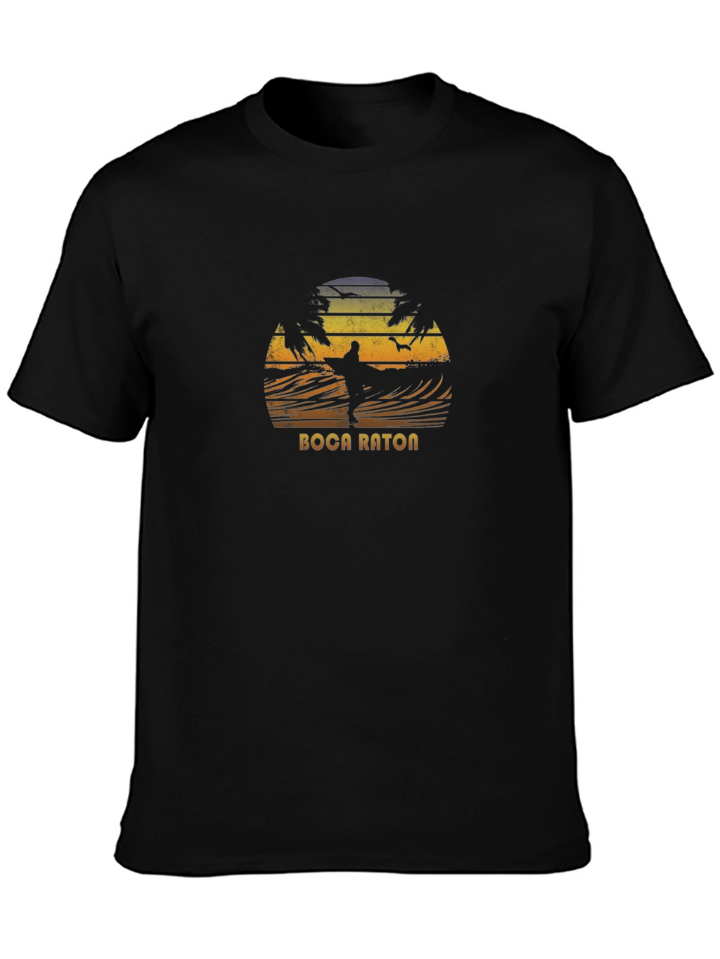 Boca Raton Surfing Graphic T-Shirt