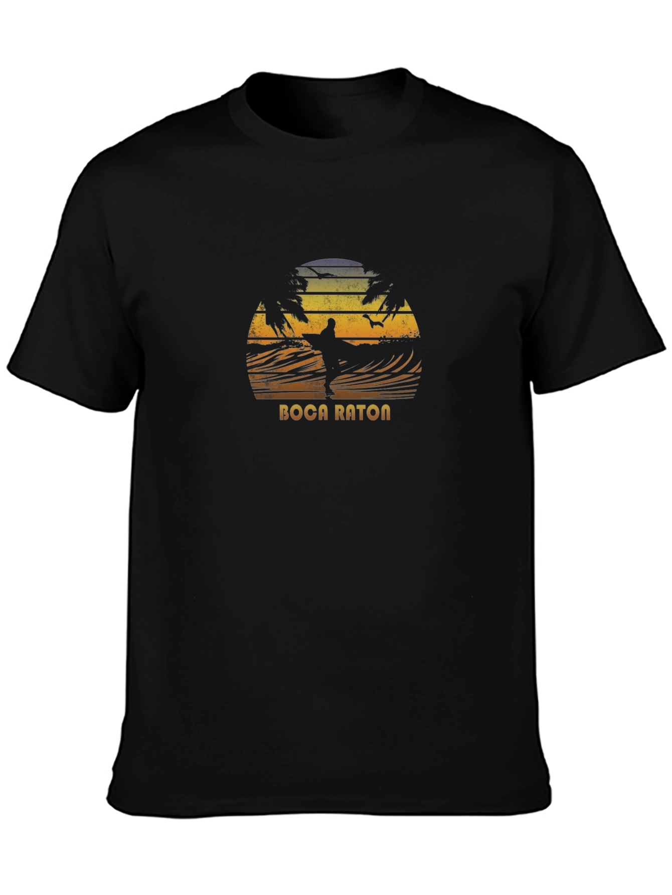 Boca Raton Surfing Graphic T-Shirt