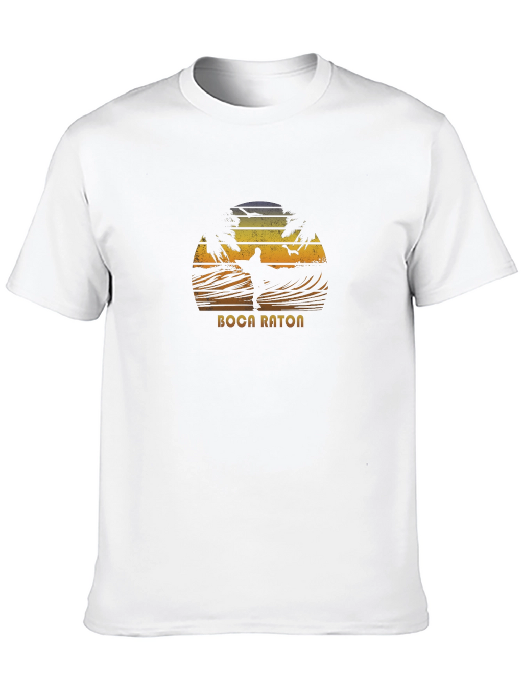 Boca Raton Surfing Graphic T-Shirt