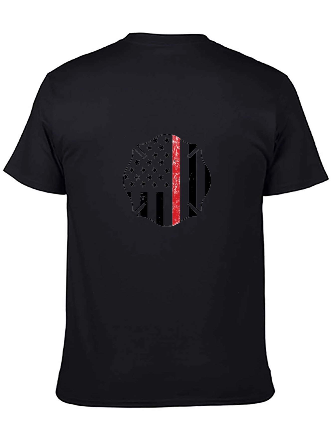 Thin Red Line Firefighter Maltase Cross T-Shirt