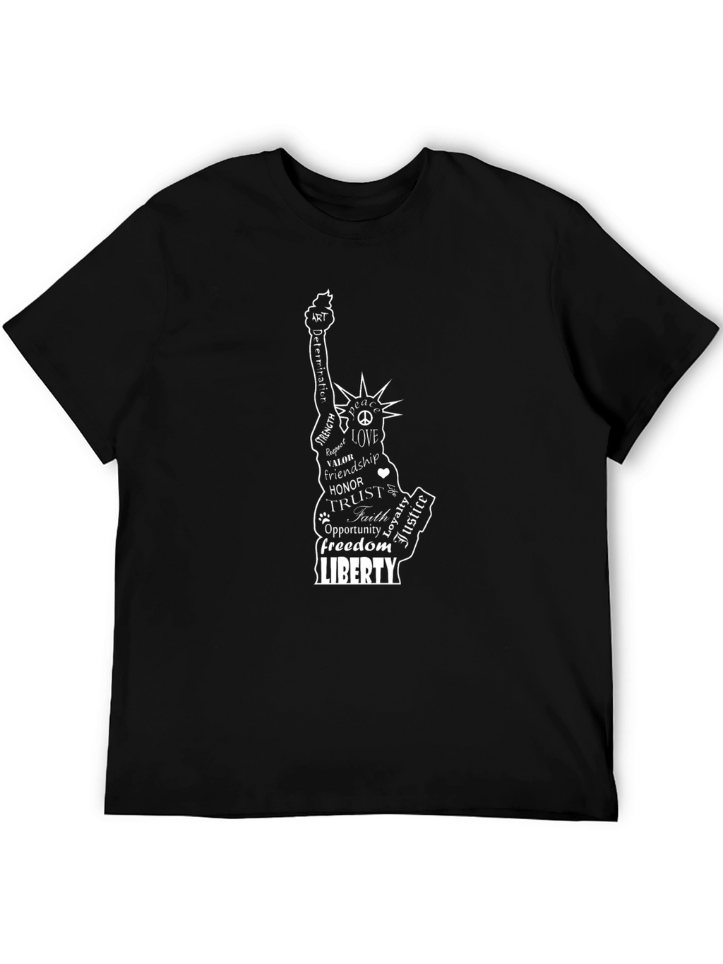 Liberty Word Art Graphic T-Shirt