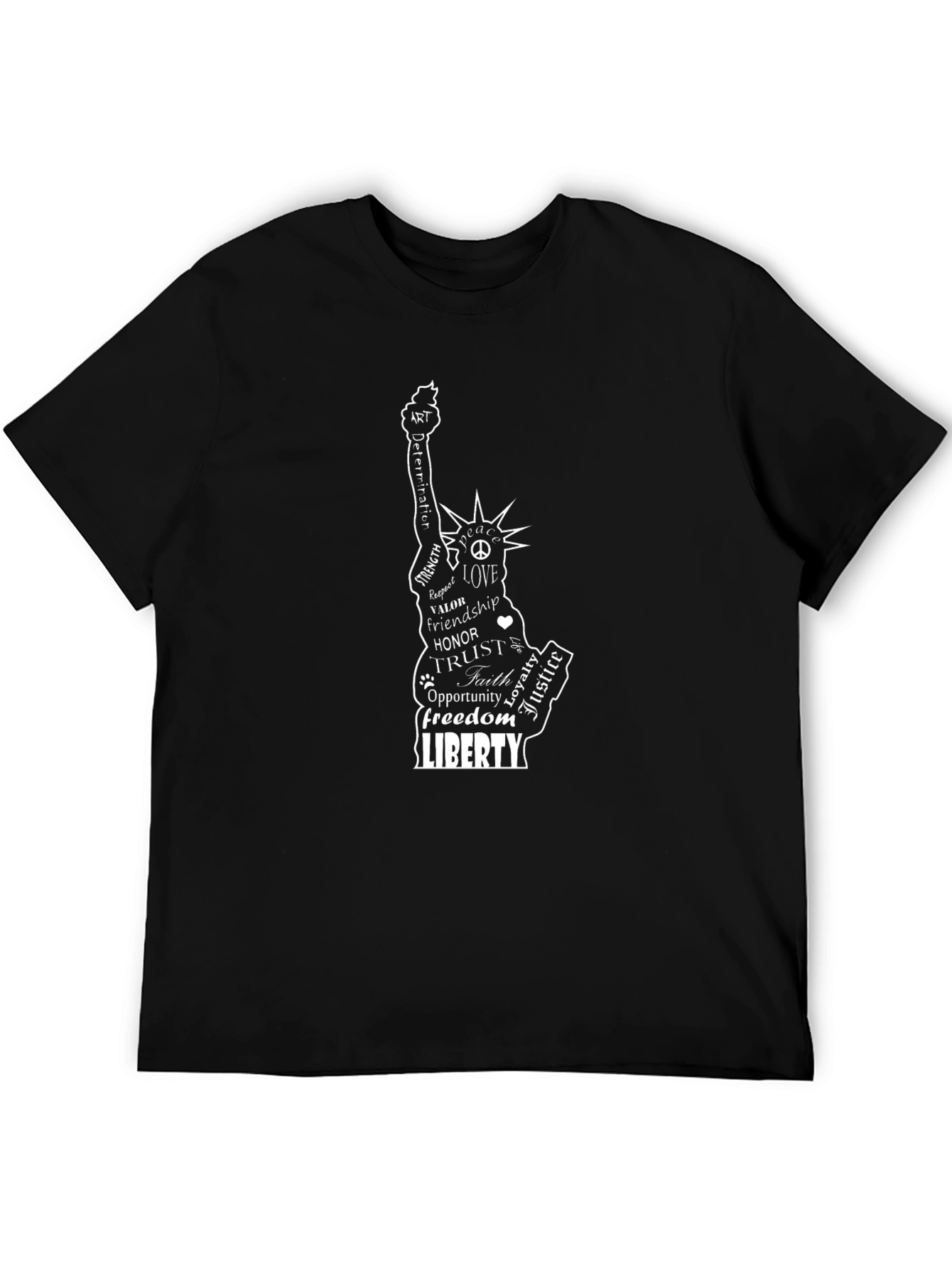 Liberty Word Art Graphic T-Shirt