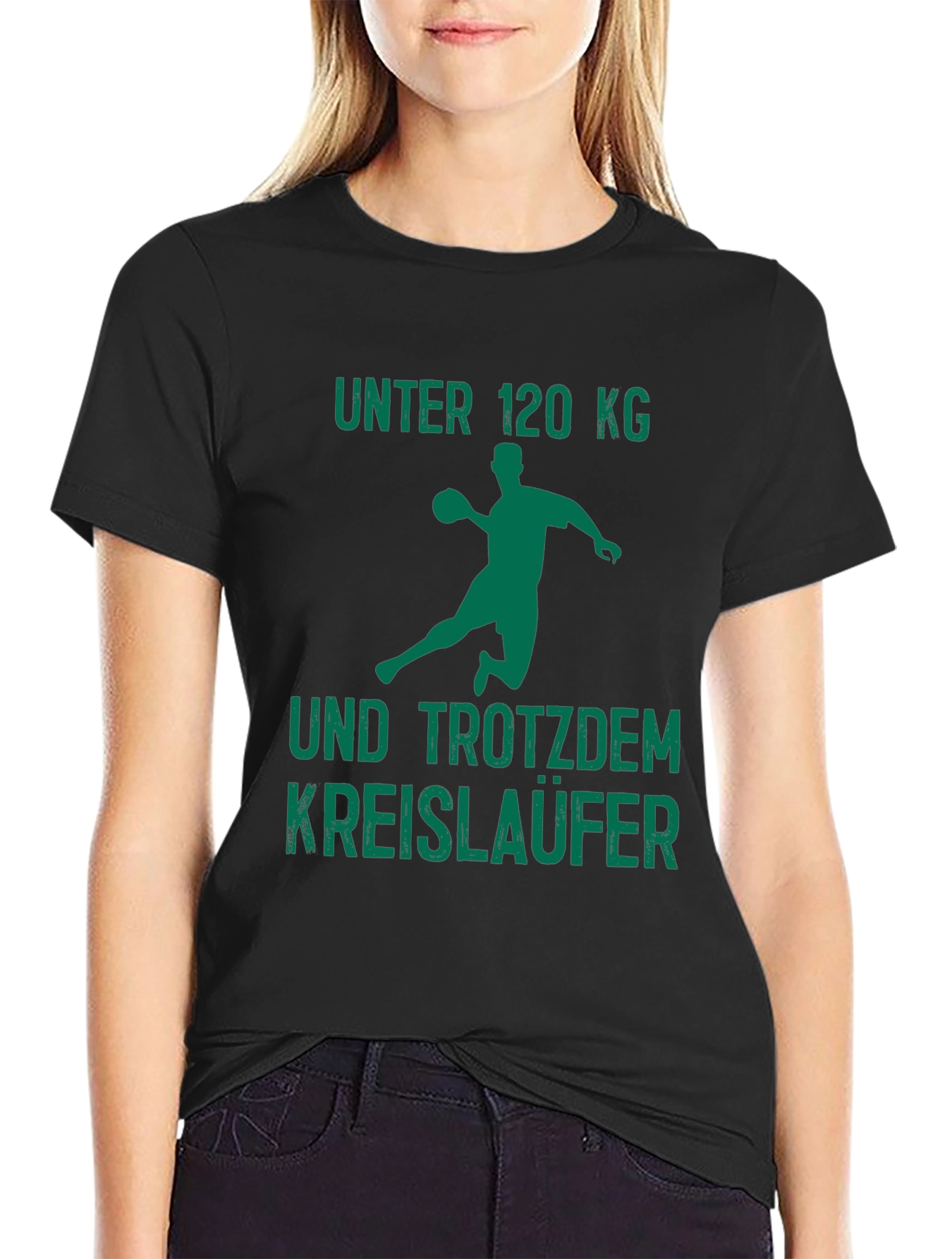 Handball Player T-Shirt - Funny Under 120kg