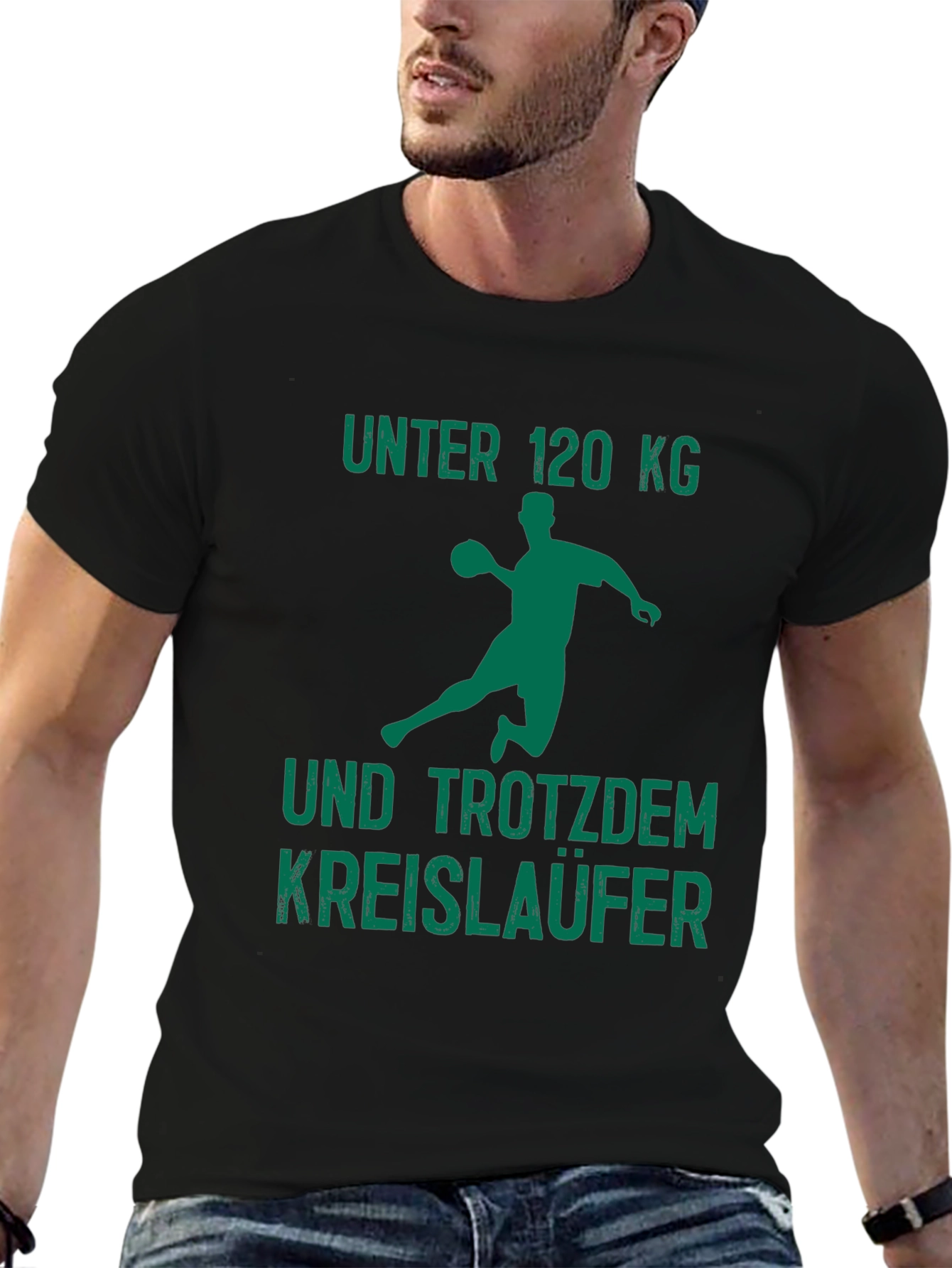 Handball Player T-Shirt - Funny Under 120kg