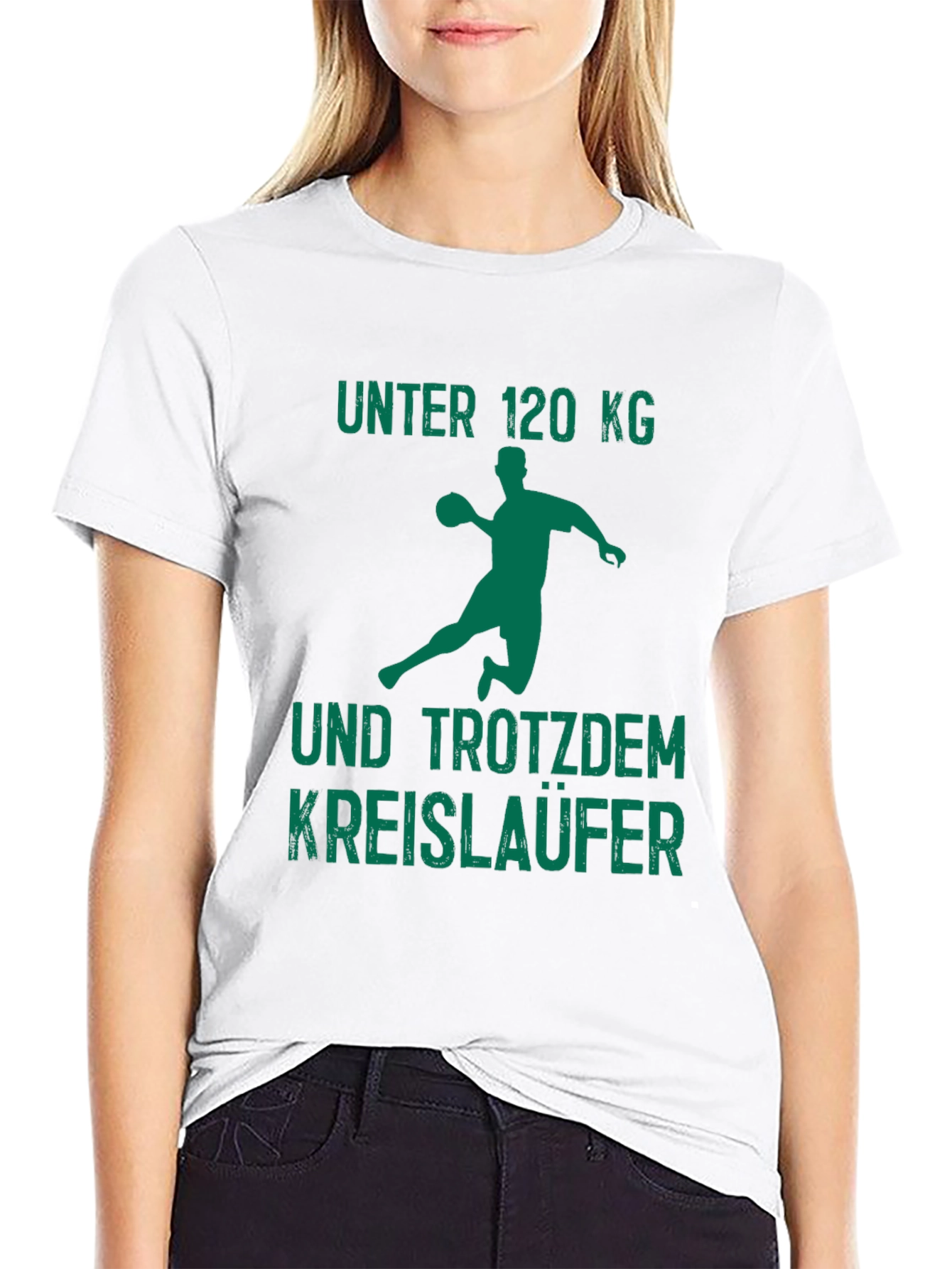 Handball Player T-Shirt - Funny Under 120kg