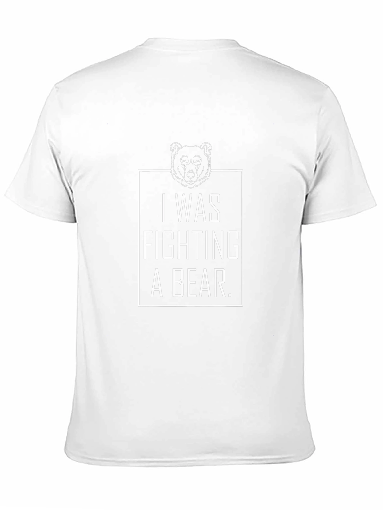 I Was Fighting a Bear Graphic Tee