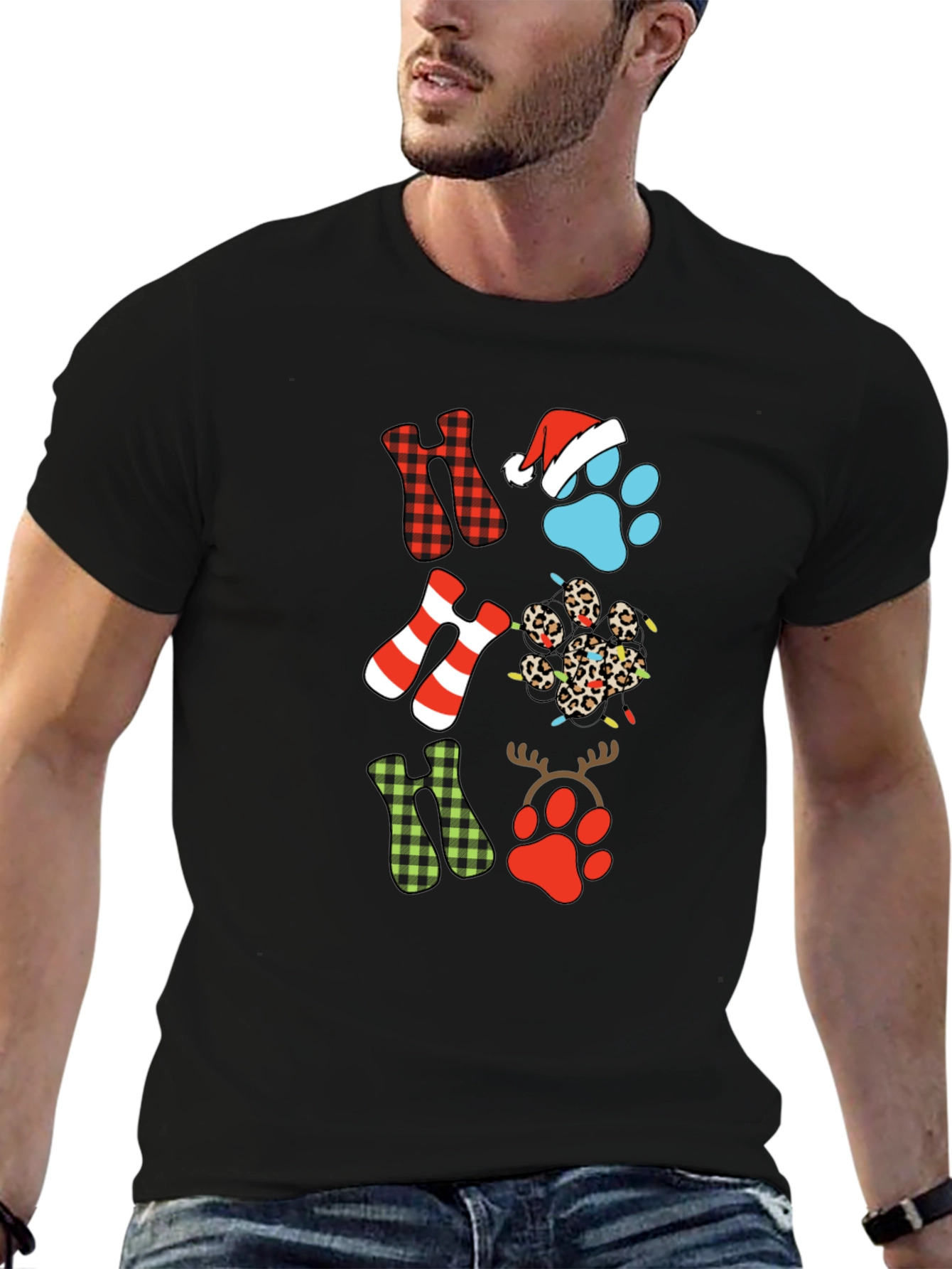 Festive Ho Ho Ho Christmas T-Shirt