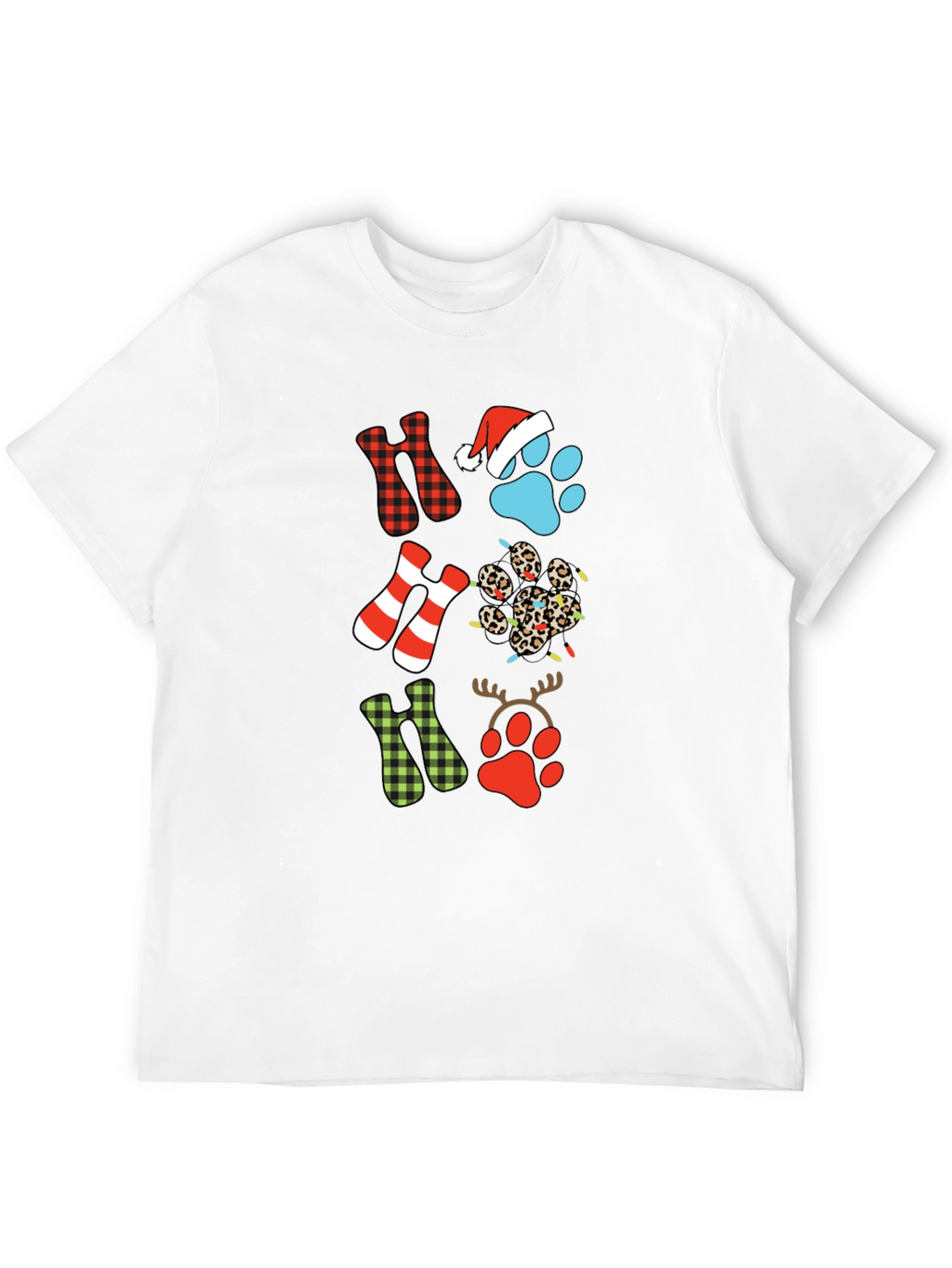 Festive Ho Ho Ho Christmas T-Shirt