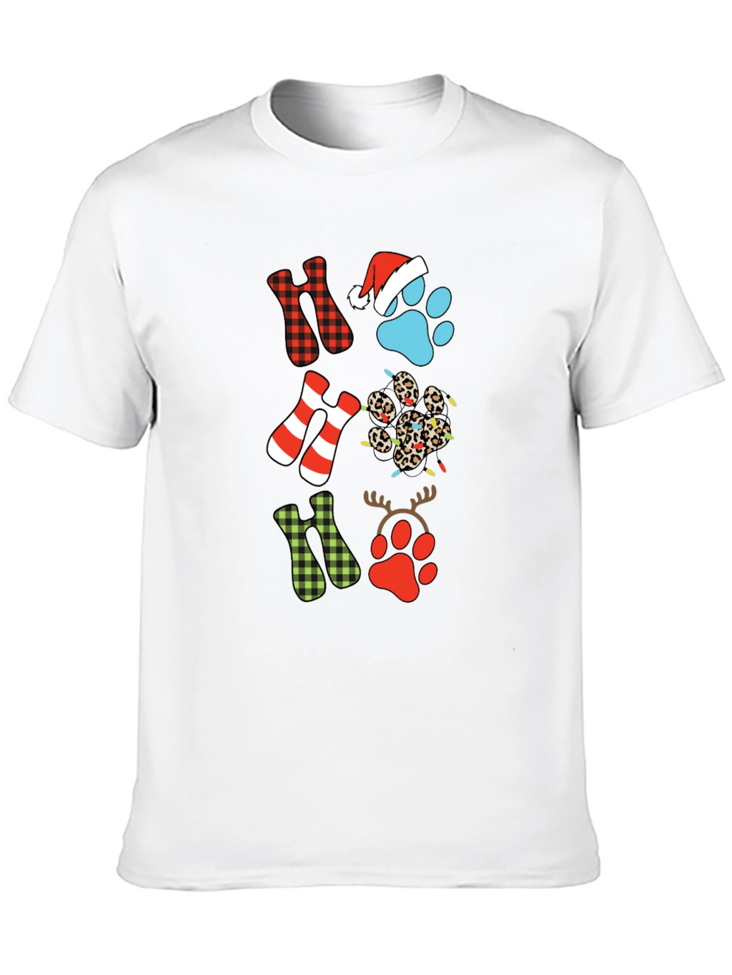 Festive Ho Ho Ho Christmas T-Shirt