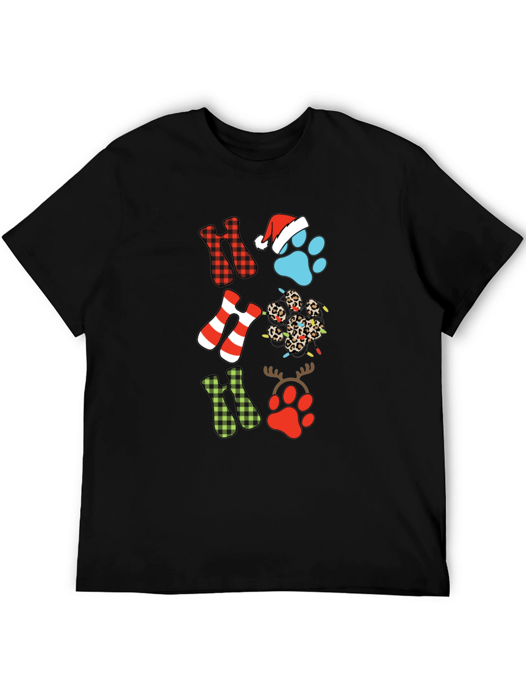 Festive Ho Ho Ho Christmas T-Shirt