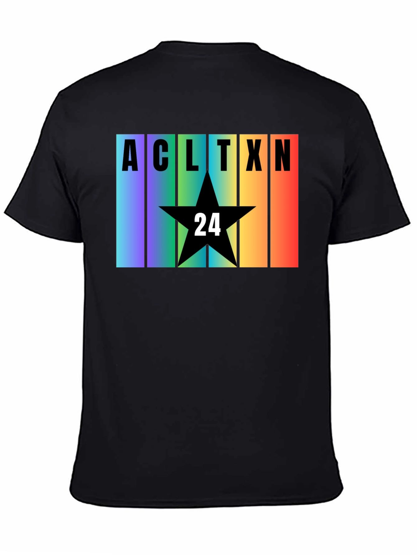 Austin TX Rainbow T-Shirt - Star 24 Design