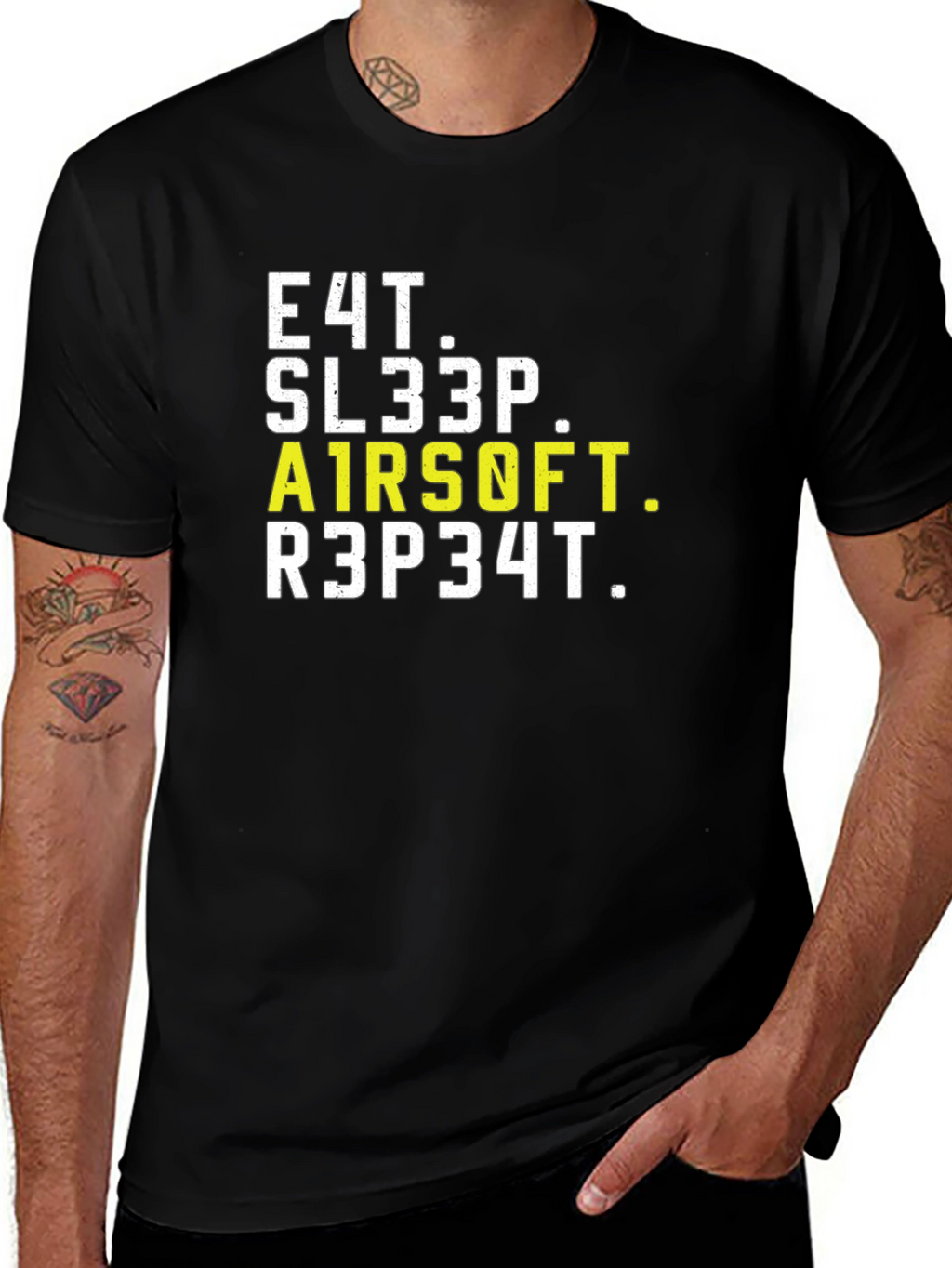 Eat Sleep Airsoft Repeat T-Shirt