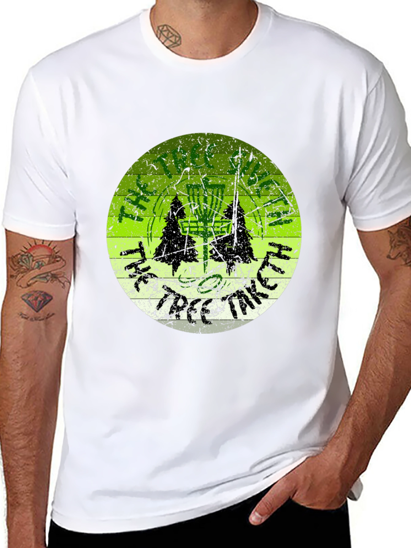 Tree Giveth Tree Taketh Away Graphic Tee