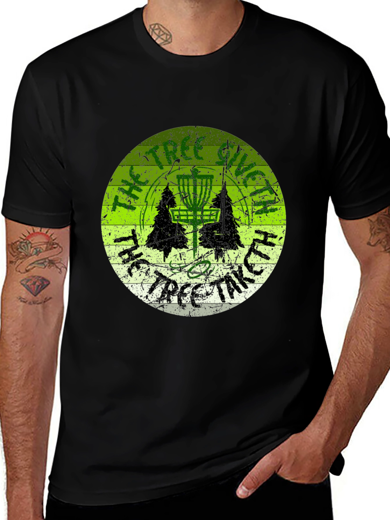Tree Giveth Tree Taketh Away Graphic Tee