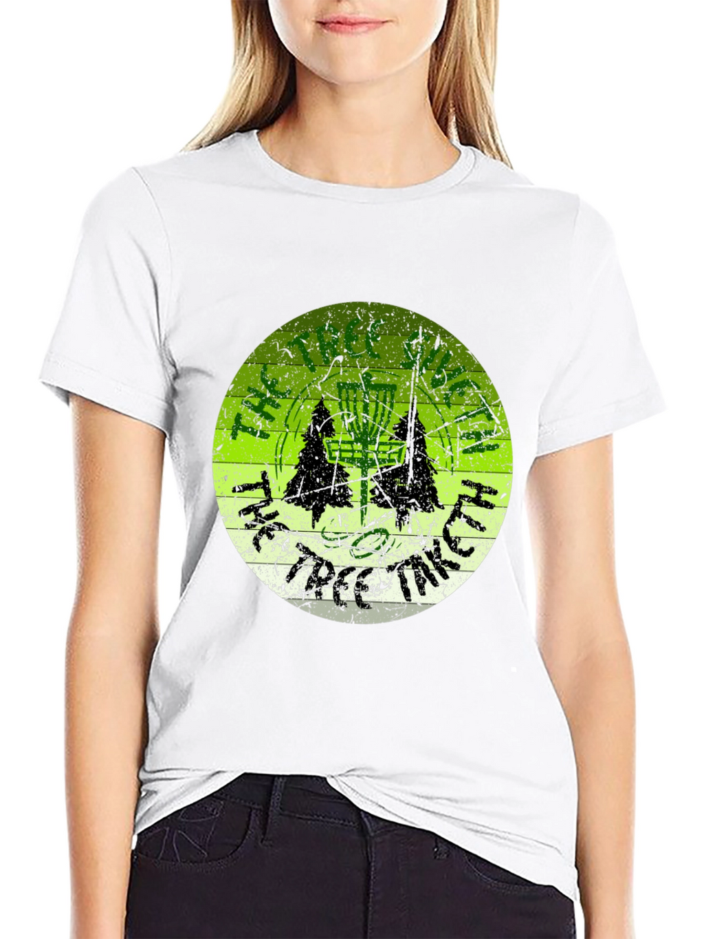 Tree Giveth Tree Taketh Away Graphic Tee