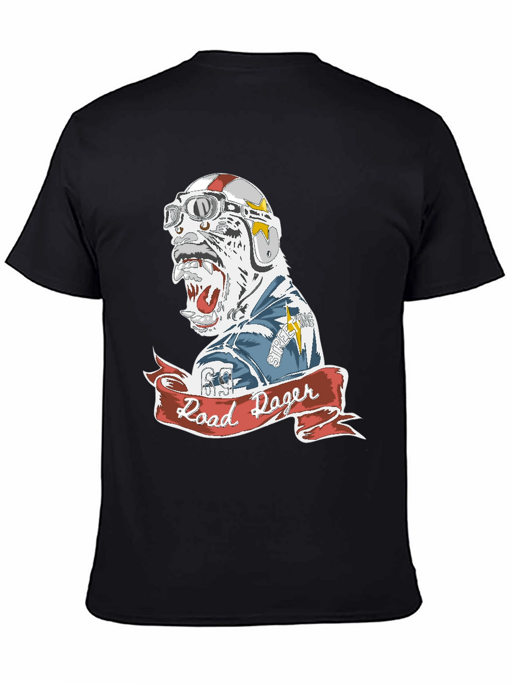 Road Rager Graphic Tee - Mens Black T-Shirt