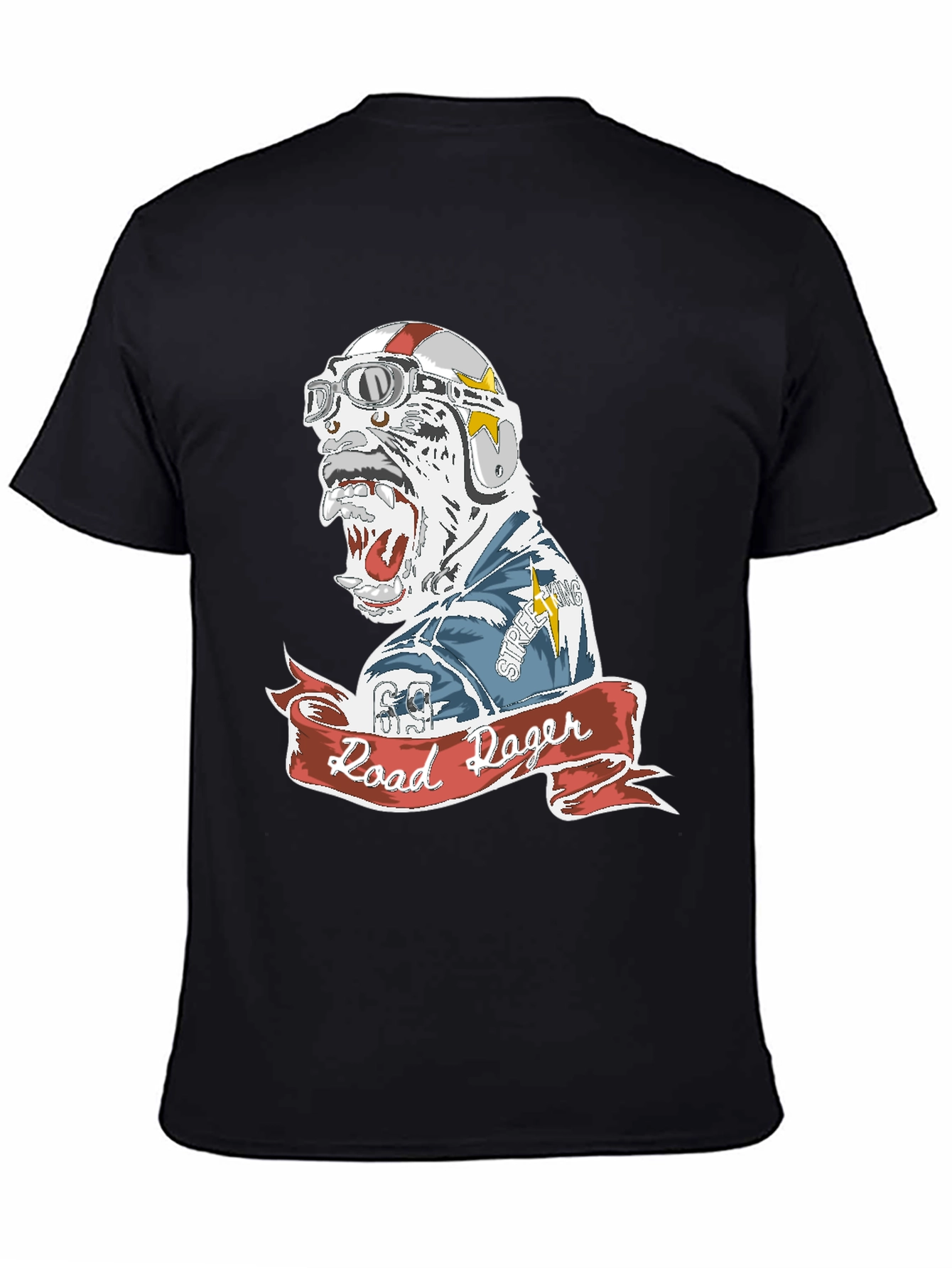 Road Rager Graphic Tee - Mens Black T-Shirt