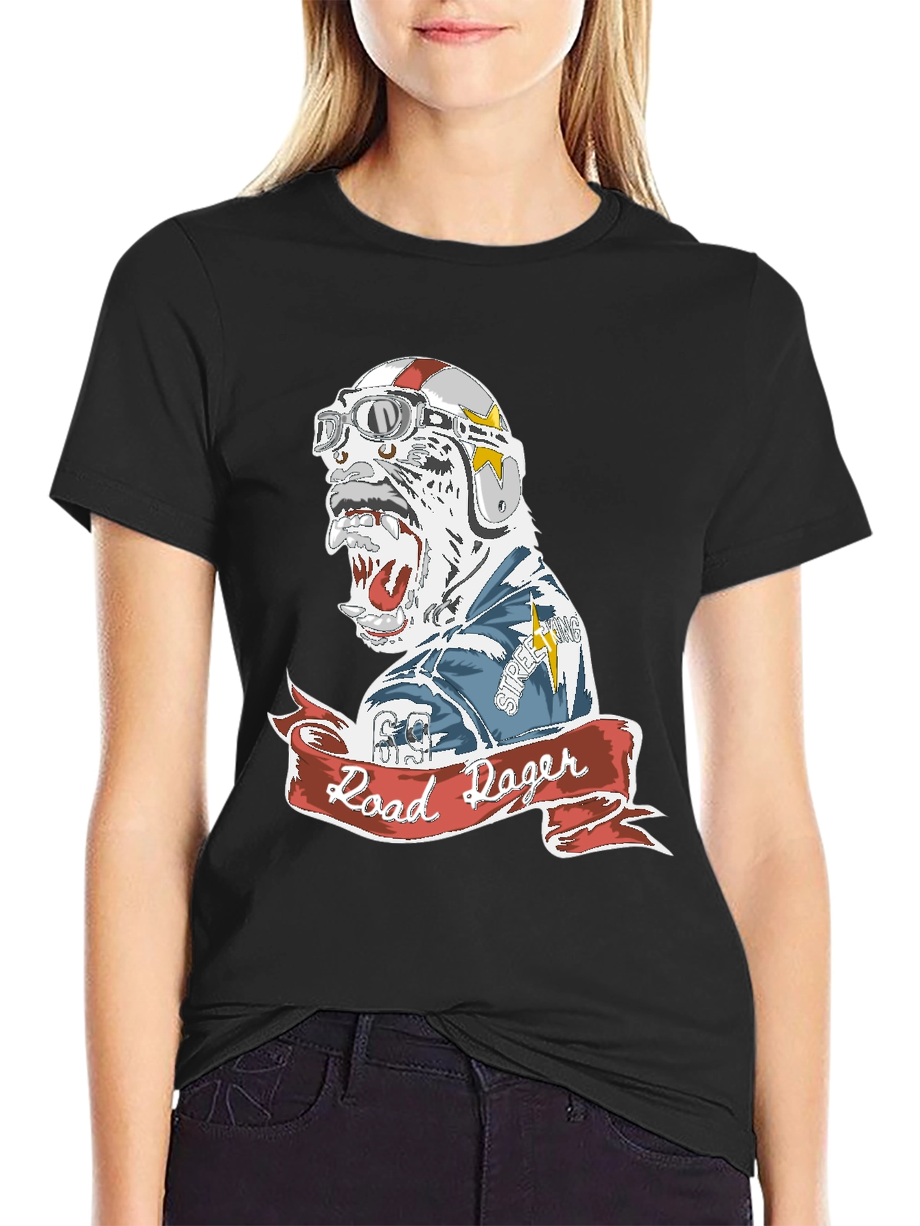 Road Rager Graphic Tee - Mens Black T-Shirt