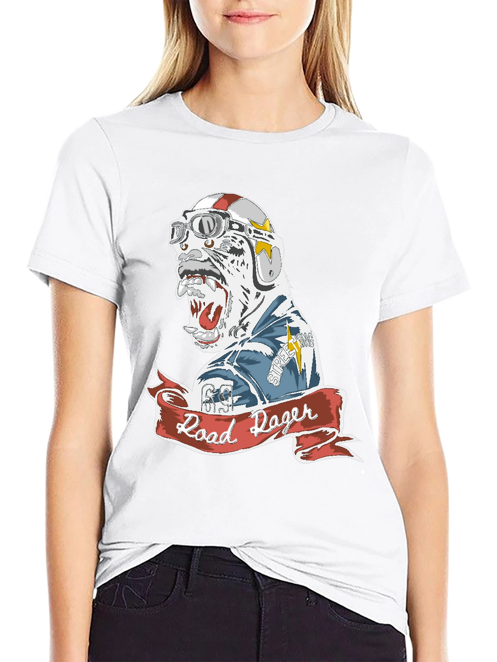 Road Rager Graphic Tee - Mens Black T-Shirt