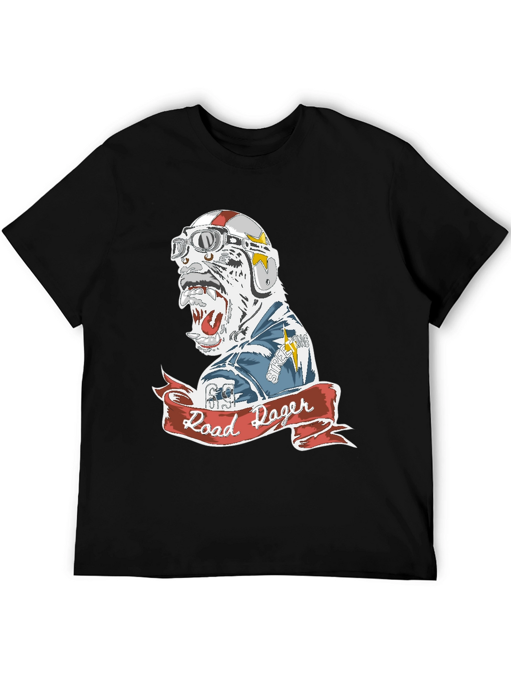 Road Rager Graphic Tee - Mens Black T-Shirt