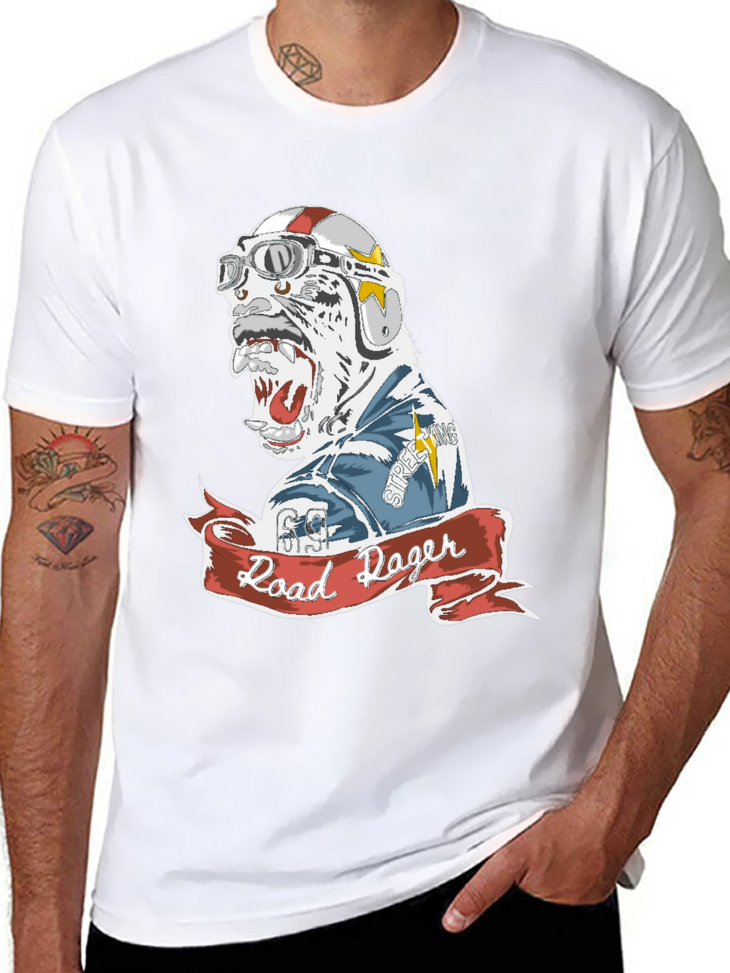 Road Rager Graphic Tee - Mens Black T-Shirt