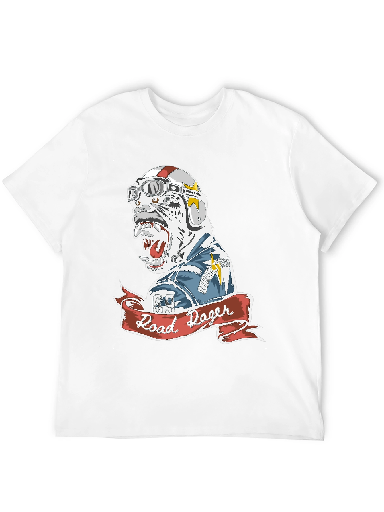 Road Rager Graphic Tee - Mens Black T-Shirt