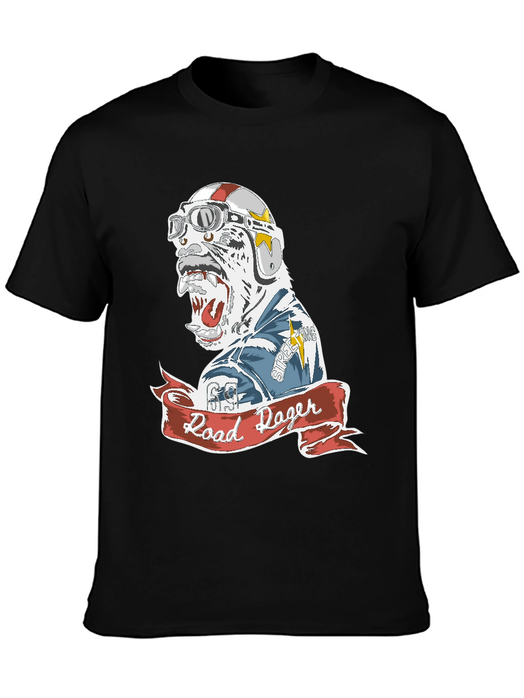 Road Rager Graphic Tee - Mens Black T-Shirt