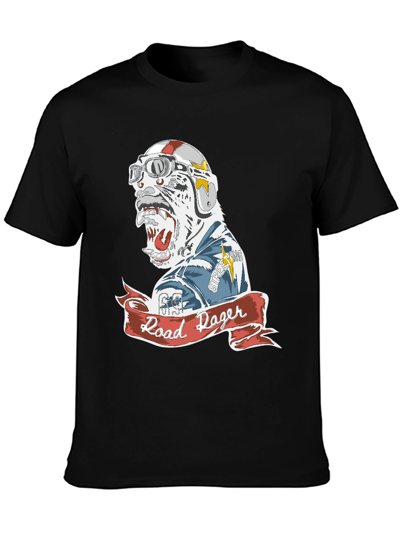 Road Rager Graphic Tee - Mens Black T-Shirt