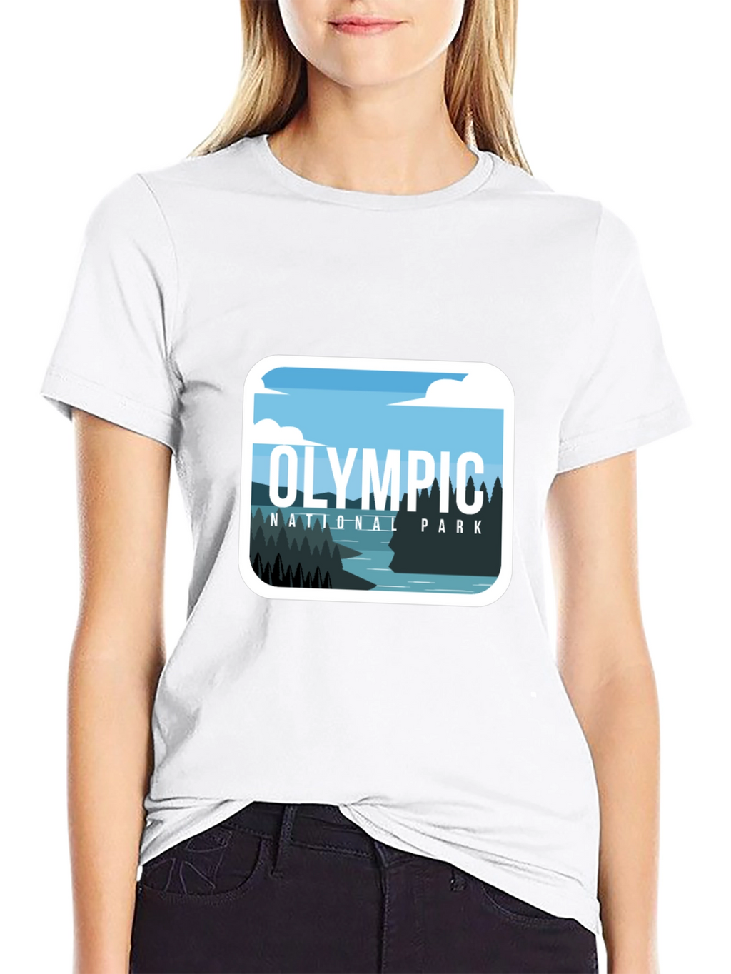 Olympic National Park Graphic Tee - Black