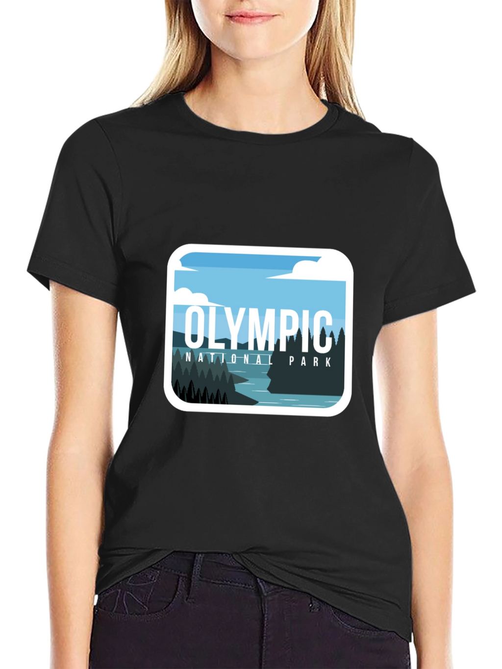 Olympic National Park Graphic Tee - Black