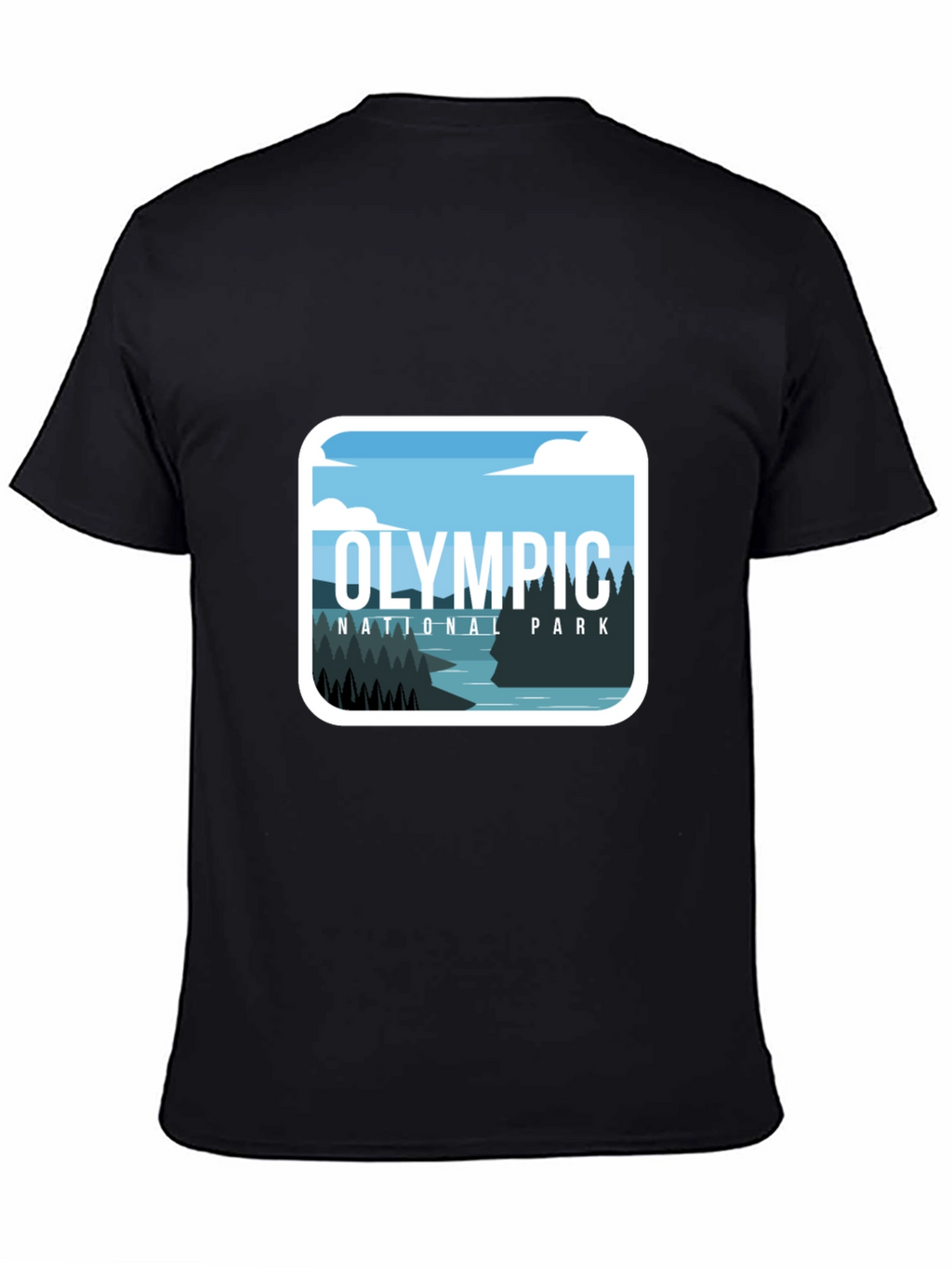 Olympic National Park Graphic Tee - Black