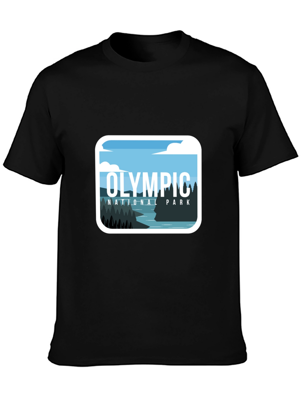 Olympic National Park Graphic Tee - Black