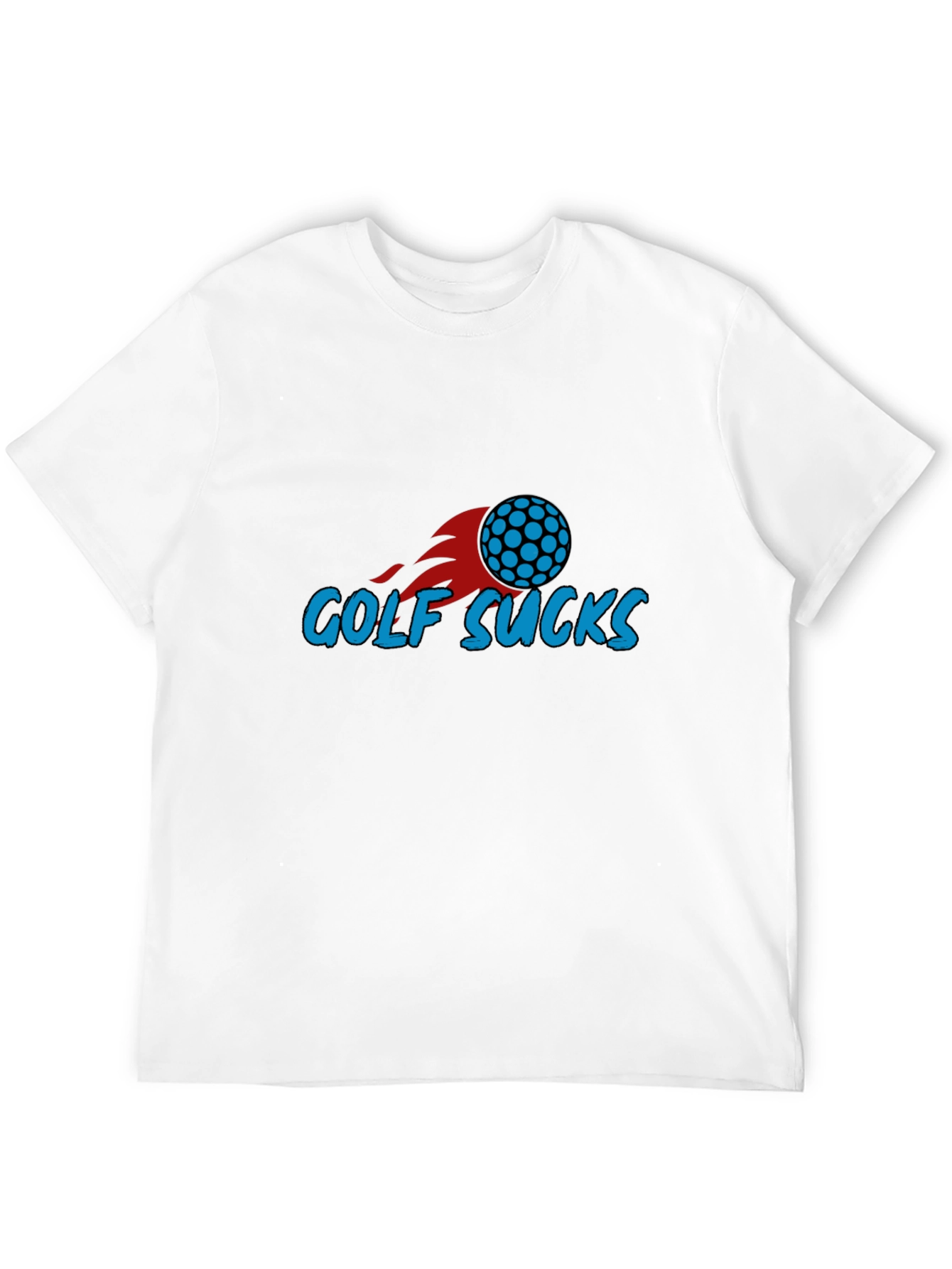 Golf Sucks T-Shirt - Novelty Golfing Tee
