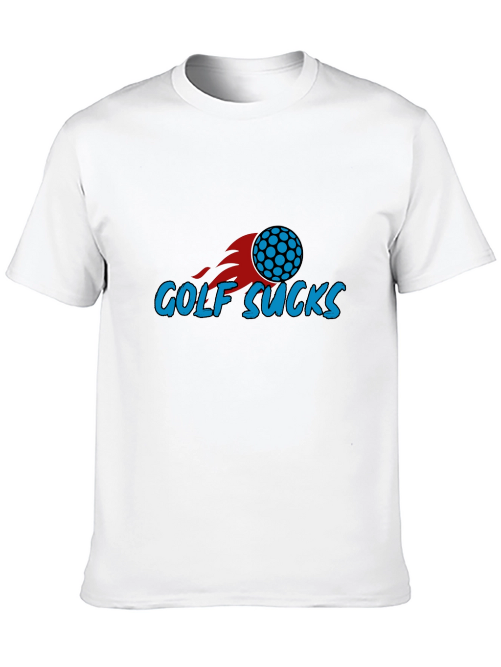 Golf Sucks T-Shirt - Novelty Golfing Tee