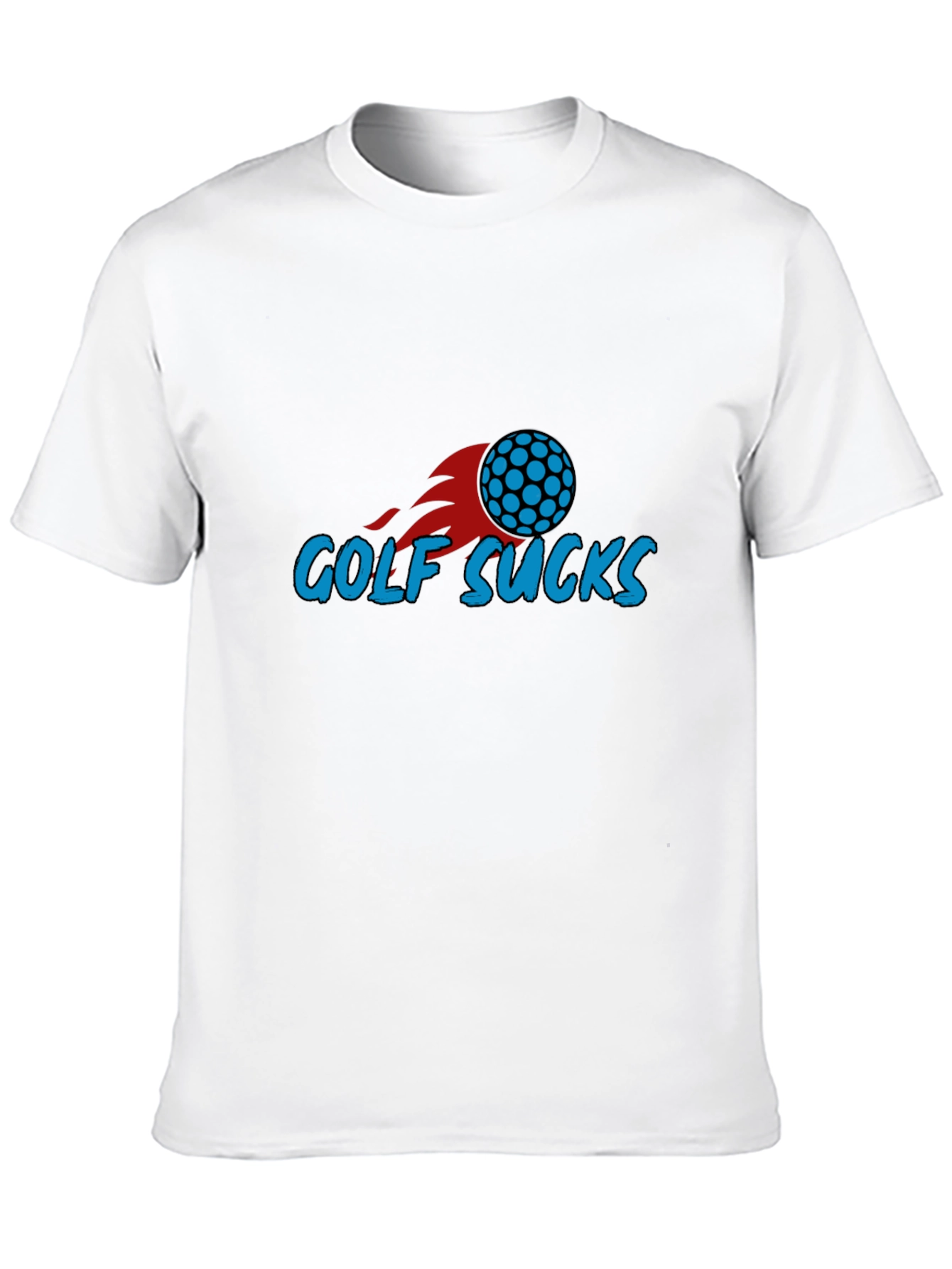 Golf Sucks T-Shirt - Novelty Golfing Tee