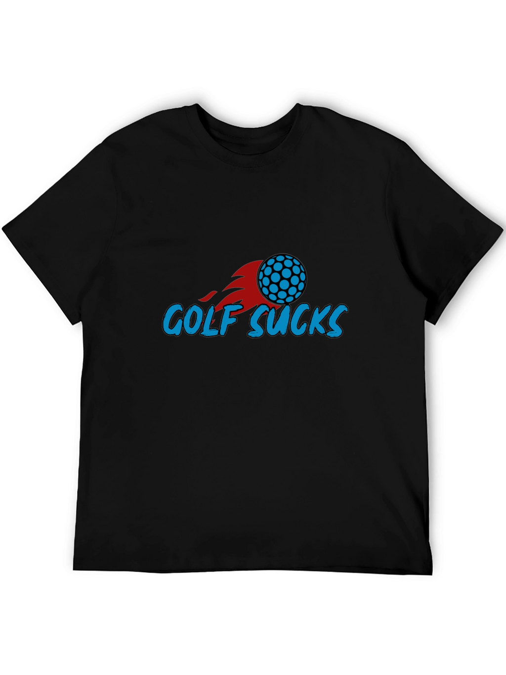 Golf Sucks T-Shirt - Novelty Golfing Tee