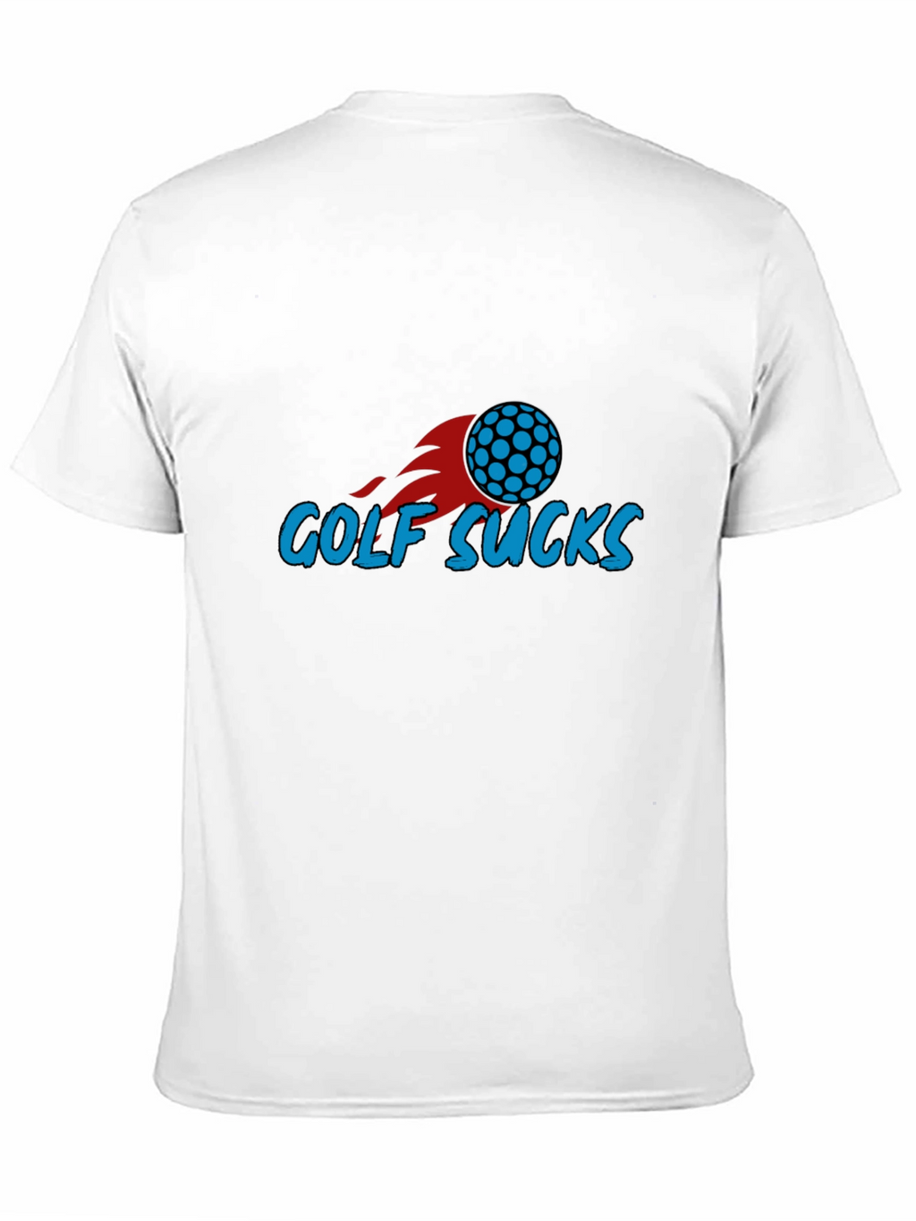 Golf Sucks T-Shirt - Novelty Golfing Tee