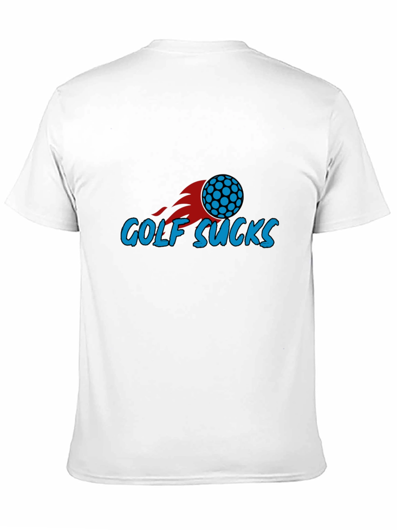 Golf Sucks T-Shirt - Novelty Golfing Tee